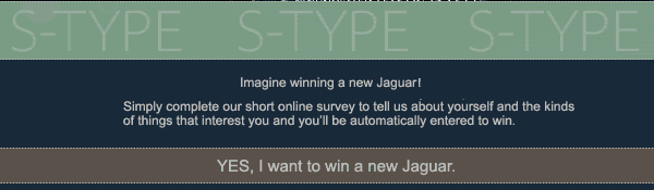 Win a New Jaguar S-Type